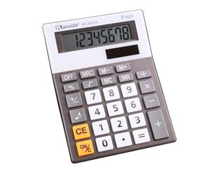 12-Digit Desktop Calculator - Grey