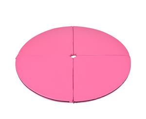 160cm Foldable Pole Dancing Mat Crash Folding Stripper Safety Mat with Handle - Pink