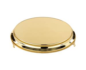 35cm/14" Plateau Gold Plated stands standing 9.5cm High