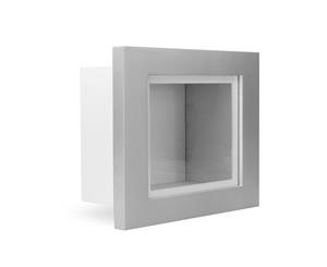 3D Box Frame | M&W Silver 10" x 8"