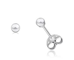 .925 Sterling Silver Ball Studs 2mm-Silver