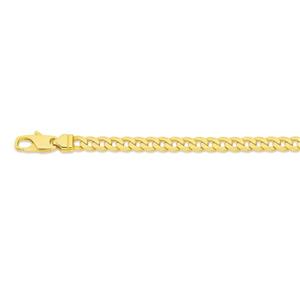9ct 20cm Solid Curb Bracelet