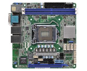 ASRock Rack E3C236D2I Server Motherboard Intel C236 Chipset Socket LGA1151 For Intel Xeon E3-1200 v5/v6 Series Processors Mini ITX 2 x DDR4 DIMMs
