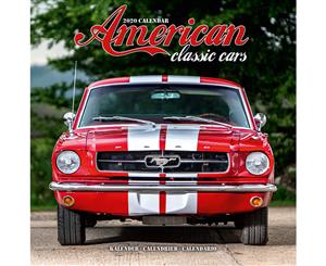 American Classic Cards 2020 Wall Calendar - Closed Size  30 x 30 cm (12 x 12 Inches)