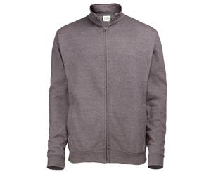 Awdis Mens Plain Fresher Full Zip Sweat / Sweatshirt / Outerwear (Charcoal) - RW178