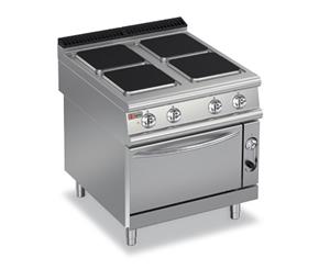 Baron Four Burner Electric Cook Top With Electric Oven