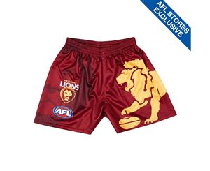 Brisbane Lions Youth Logo Footy Shorts