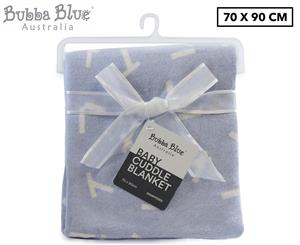 Bubba Blue 70x90cm Baby Cuddle Blanket - Blue