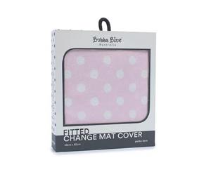 Bubba Blue Polka Dots Change Mat Cover Pink