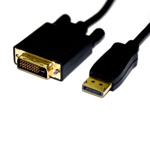 Cablelist CL-DPDVI2M4K 2 Meter DisplayPort1.2 to DVI Male Copper Cable (4K support)