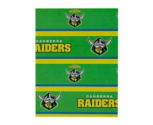 Canberra Raiders NRL Wrapping Paper Giftwrap *New