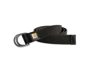 Carhartt Womens Durable D-Ring Adjustable Webbing Belt - Black