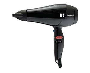 Ceriotti Bi Professional Hair Dryer Made in Italy Black Bonus Thermal Brush