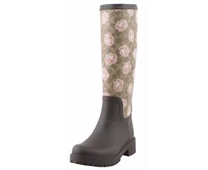 Coach Women's Rainboot with Signature Floral Print Style G3100