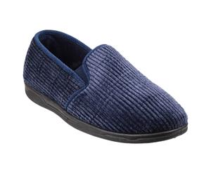 Cotswold Mens Richard Closed Back Slippers (Navy) - FS3262
