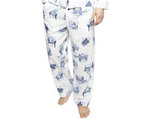 Cyberjammies 6401 Harper White Mix London Print Cotton Pyjama Pant