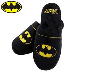 DC Comics Adult Batman Slippers - Black/Yellow