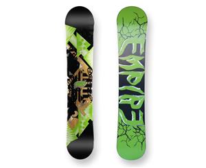 Empire Snowboard Zarooni Flat Camber Capped 155cm - Green