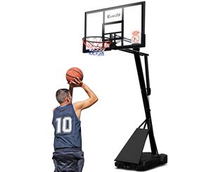 Everfit Pro Portable Basketball Stand System Hoop Height Adjustable Net Ring 305