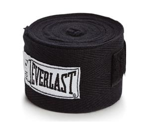 Everlast 108-Inch Classic Hand Wraps - Black