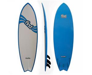 FIND 6Ɔ" Quadfish Duralite Surfboard