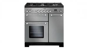 Falcon Kitchener 900mm Dual Fuel Freestanding Cooker - Stainless Steel Chrome