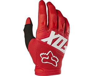 Fox Dirtpaw Bike Gloves Red 2019