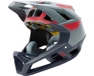 Fox Proframe Full Face MIPS MTB Helmet Quo Light Blue