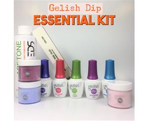 Gelish Dip SNS 3 Dipping Powders Choice of Color Acetone Liquids Nail Kit