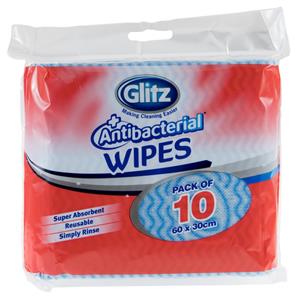 Glitz Domestic Wipes - 10 Pack