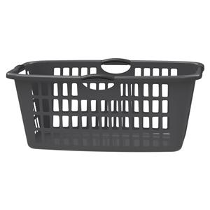 HomeLeisure Rectangular Jumbo Laundry Basket - Charcoal