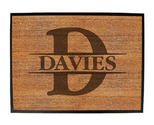 INITIAL-DAVIES - Funny Novelty Birthday doormat floor mat floormat