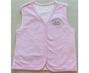 Idilbaby - Girl - Baby - Cool - Pink - Reversible Sleeveless Vest