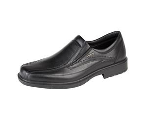 Imac Mens Leather Water Resistant Smart Shoes (Black) - DF1443