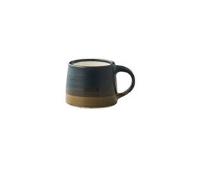 Kinto Handcrafted Porcelain Mug 110ml - Brown / Black