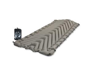Klymit Static V Luxe Camping Pad Mat - Blue / Stone Gray - Size XL