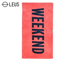 LEUS Weekend Surf Beach Towel - Pink