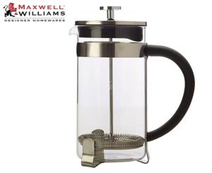 Maxwell & Williams Blend 1L Coffee Plunger - Silver