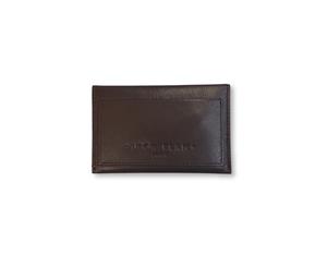 Men's Leon Flam Paris Envelope Style Card Holder In Brown