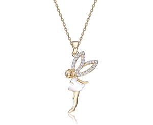 Mestige Fairy Dust Necklace w/ Swarovski Crystals - Gold