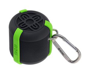 Moki AquaBass Bluetooth Speaker - Waterproof - Black and Green