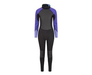 Mountain Warehouse Womens Wetsuit Close / Sculpted Fit with Flat Seams - 2.5 mm - Purple