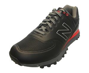 New Balance Mens NBG518 Spikeless Golf Shoes - Black / Red
