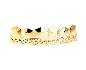 One Size Fits All Bling Grillz - CAESER TOP - Gold - Gold