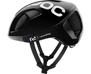 POC Ventral Spin Road Bike Helmet Uranium Black Raceday