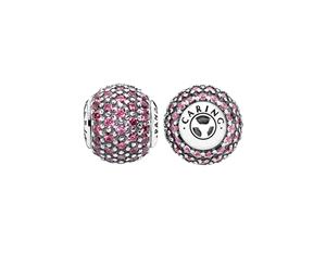 Pandora Essence Collection Caring Charm - Silver/Pink