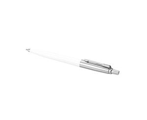 Parker Jotter Ballpoint Pen (Pack Of 2) (White/Silver) - PF2593