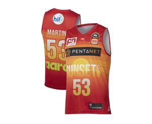 Perth Wildcats 19/20 NBL Basketball Authentic City Jersey - Damian Martin