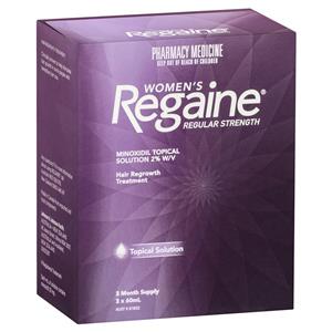 Regaine Women's Regular Strength Hair Regrowth Treatment 3 x 60mL