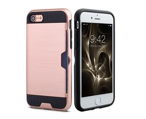 Rose Gold New Credit Card Shockproof Tough Strong Case Cover For Iphone 5 5s